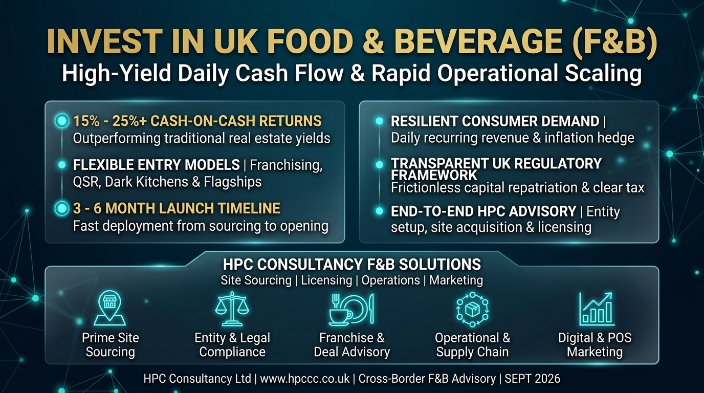 Why Maldives Investors Must Consider the UK Food and Beverage Sector as Their Primary Entry Point