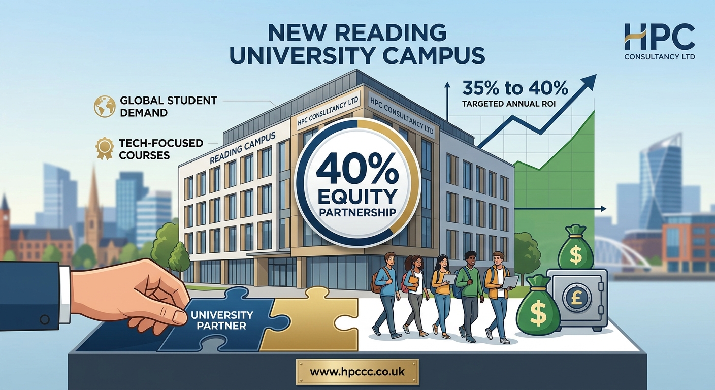 40% Equity Partnership in New Reading University Campus, seeking Maldives Investor